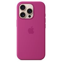 Apple Cover Posteriore in Silicone con MagSafe Apple iPhone 16 Pro - Fucsia