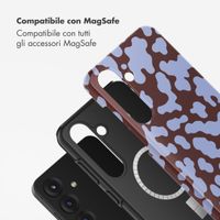 Selencia Cover posteriore Vivid con MagSafe Samsung Galaxy S25 - Moo'd Lavender Glow