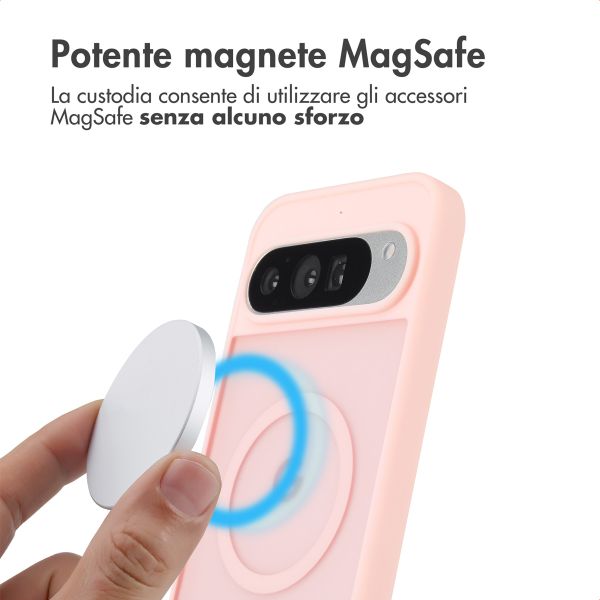 imoshion Cover posteriore Color Guard con MagSafe Google Pixel 9 Pro XL - Rosa chiaro