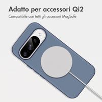 imoshion Cover posteriore Color con Thin MagSafe Ring Google Pixel 9 / 9 Pro - Blu scuro