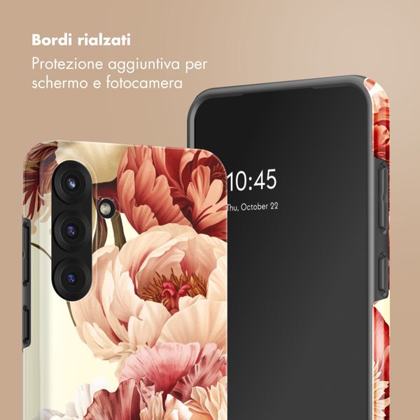 Selencia Cover Posteriore Vivid Samsung Galaxy S25 FE - Vintage Peony