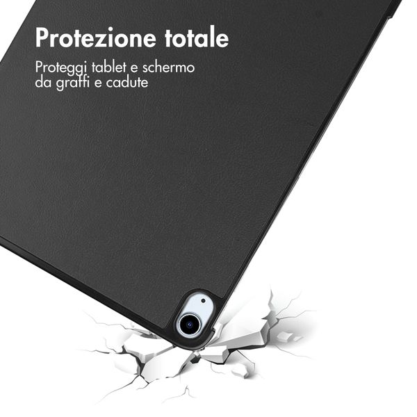 imoshion Cover a libro Trifold Apple iPad Air 13 pollici (2026) M4 / (2025) M3 / (2024) M2 - Nero