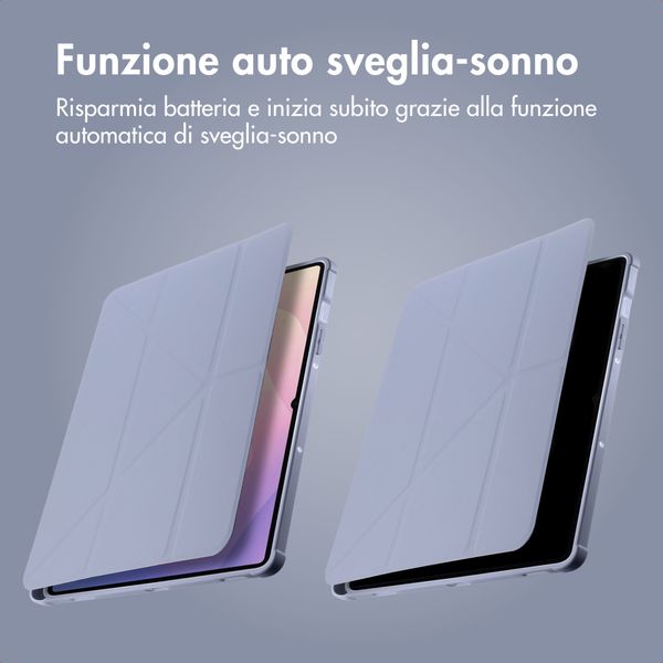 imoshion Cover Origami Samsung Galaxy Tab S9 11.0 pollici / S10 Lite / S10 FE / S9 FE 10.9 pollici - Lavender