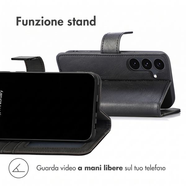 imoshion Cover a libro di Lusso Samsung Galaxy S26 FE - Nero