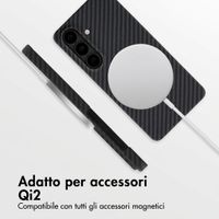 Accezz Cover MagSafe Kevlar® Samsung Galaxy S26 - Nero