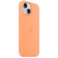 Apple Cover Posteriore in Silicone con MagSafe Apple iPhone 15 - Orange Sorbet