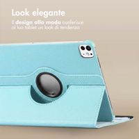 imoshion Cover Girevole a 360° Apple iPad Pro 13 (2025) M5 / (2024) M4 - Azzurro