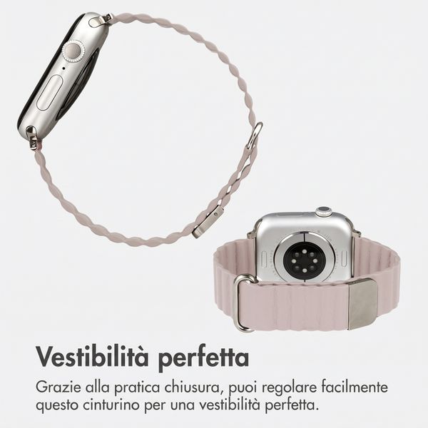 imoshion Cinturino magnetico in pelle sintetica Apple Watch | 44/45/46/49 mm - Beige