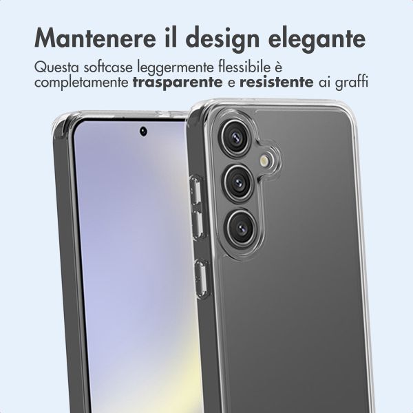 imoshion Cover posteriore protettiva Samsung Galaxy S25 Plus - Trasparente