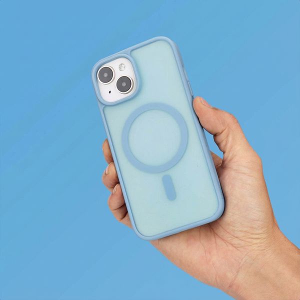 imoshion Cover posteriore Color Guard con MagSafe Apple iPhone 15 - Azzurro