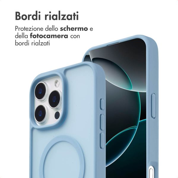 imoshion Cover posteriore Color Guard con MagSafe Apple iPhone 16 Pro - Azzurro
