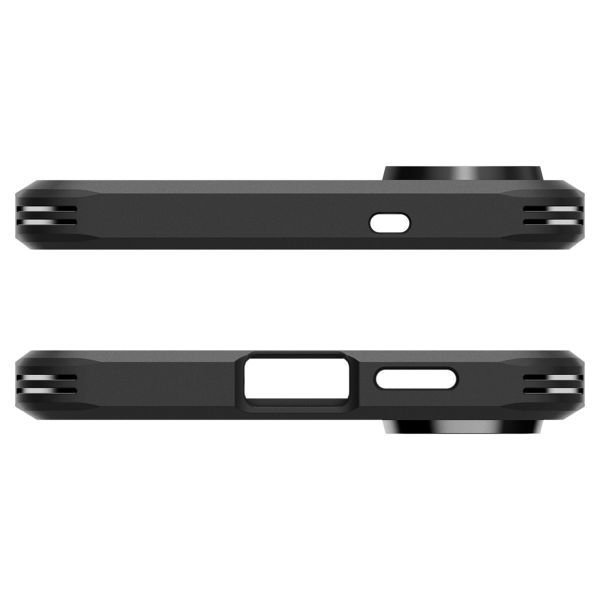 Spigen Cover Posteriore Corazzata Tough con MagSafe Samsung Galaxy S25 Edge - Nero