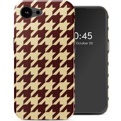 Selencia Cover posteriore Vivid con MagSafe Apple iPhone 17e / 16e - Pied-de-Poule
