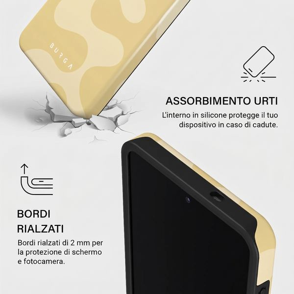 Burga Cover Posteriore Resistente con MagSafe Apple iPhone 15 - Glow
