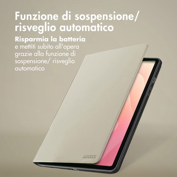 Accezz Cover Tablet Classica Samsung Galaxy Tab S11 Ultra - Greige