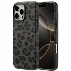 Selencia Cover Sabi Stampa pantera con MagSafe Apple iPhone 16 Pro Max - Midnight Black