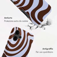 Selencia Cover Posteriore Vivid Apple iPhone 16 - Dream Swirl Chocolate