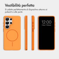 imoshion Cover posteriore Color con Thin MagSafe Ring Samsung Galaxy S26 Ultra - Arancio