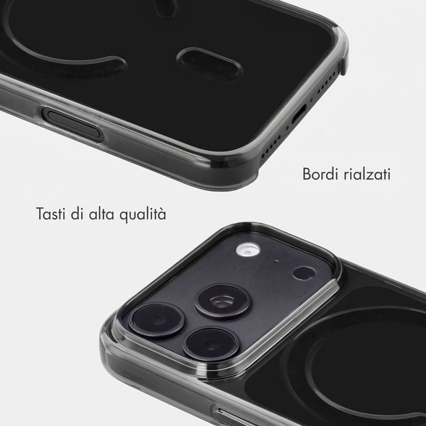 Accezz Lite custodia posteriore con MagSafe Apple iPhone 18 Pro / 17 Pro - Smokey Clear