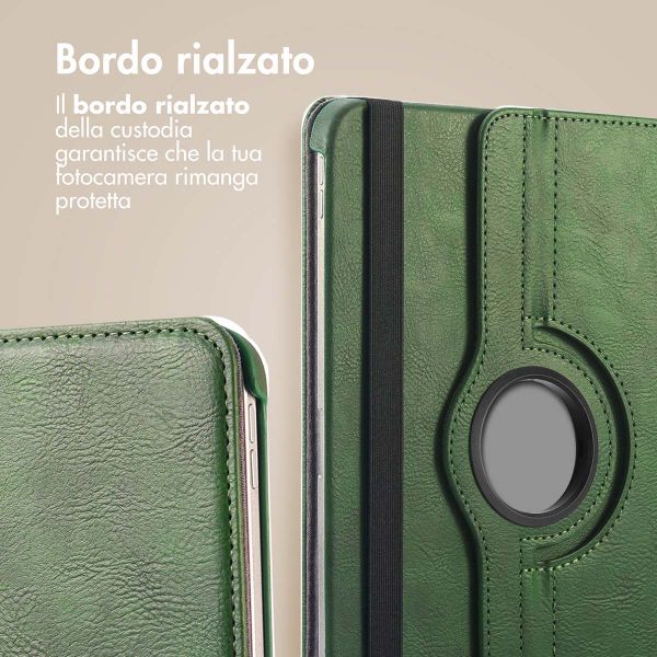 imoshion Cover Girevole a 360° Samsung Galaxy Tab S10 Plus / Tab S9 FE Plus / Tab S9 Plus - Verde