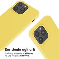 imoshion Cover in Silicone con Cordino Apple iPhone 15 Pro Max - Giallo
