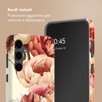 Selencia Cover Posteriore Vivid Samsung Galaxy S24 FE - Vintage Peony