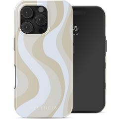 Selencia Cover posteriore Vivid con MagSafe Apple iPhone 16 Pro Max - Desert Waves Beige