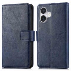 imoshion Cover a libro di Lusso Apple iPhone 16 Plus - Blu scuro