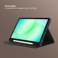 Selencia Cover Riva Samsung Galaxy Tab A11 Plus - Nero