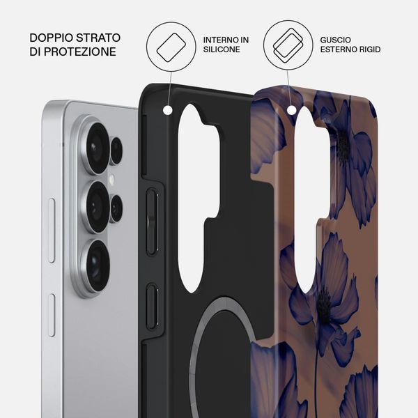 Burga Cover Posteriore Resistente con MagSafe Samsung Galaxy S26 Ultra - Velvet Night