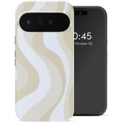 Selencia Cover posteriore Vivid con MagSafe Google Pixel 11 Pro - Desert Waves Beige
