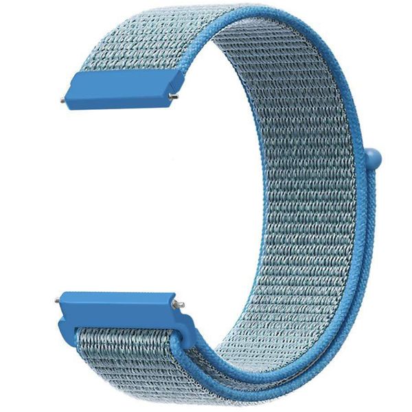 imoshion Cinturino in nylon Samsung Galaxy Watch 4 / 5 / 6 / 7 / FE (20 mm) - Blu