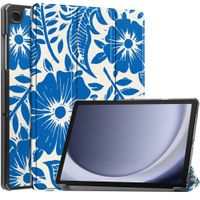 imoshion Cover Trifold Design Samsung Galaxy Tab A11 Plus / A9 Plus - Flower Tile