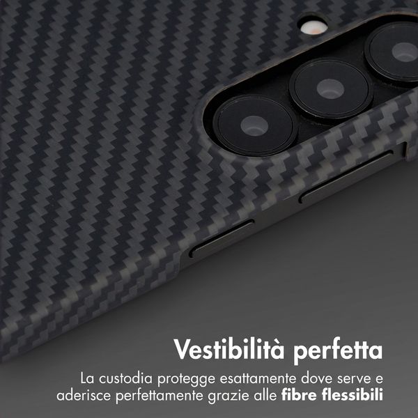 Accezz Cover MagSafe Kevlar® Samsung Galaxy S26 - Nero