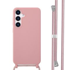 imoshion Cover in Silicone con Cordino Samsung Galaxy S25 Plus - Sand Pink