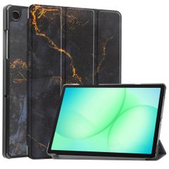 imoshion Cover Trifold Design Samsung Galaxy Tab A11 Plus - Black Marble