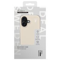 iDeal of Sweden Cover in silicone con MagSafe Apple iPhone 17 - Cloud Dancer