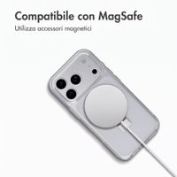 Accezz Cover con anello e supporto con MagSafe Apple iPhone 18 Pro / 17 Pro - Trasparente