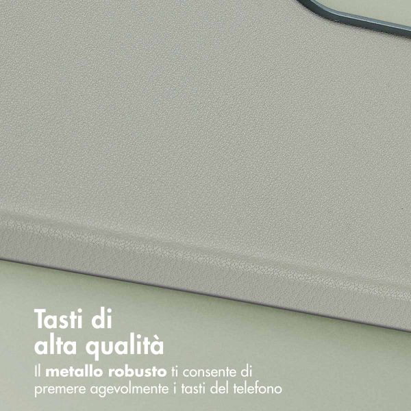 Accezz Cover in Pelle con MagSafe Samsung Galaxy A36 / A56 - Light Grey