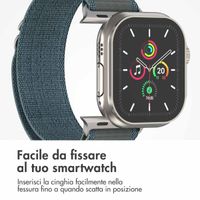 imoshion Cinturino in nylon Alpine Apple Watch | 44/45/46/49 mm - Blu