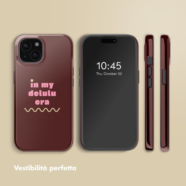 Selencia Cover posteriore Vivid con MagSafe Apple iPhone 15 - Delulu
