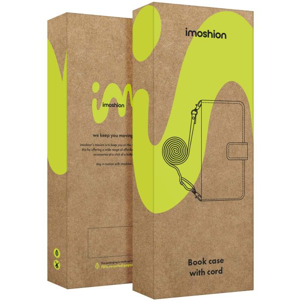 imoshion Cover a libro con Cordino Google Pixel 9A - Turchese