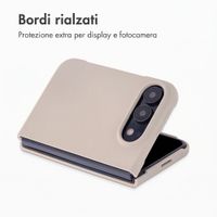 Accezz Cover in silicone liquido con MagSafe Apple iPhone Duo - Stone