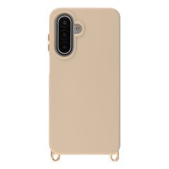 Selencia Cover posteriore Rivièra con MagSafe con ganci rimovibili Samsung Galaxy A17 (5G) / (4G) - Milky Latte