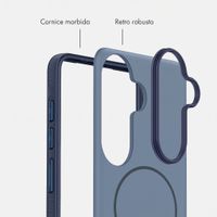 imoshion Cover posteriore Color con Thin MagSafe Ring Samsung Galaxy S26 - Blu scuro