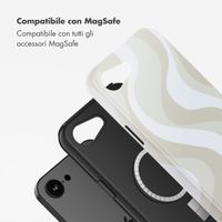 Selencia Cover posteriore Vivid con MagSafe Apple iPhone 17e / 16e - Desert Waves Beige