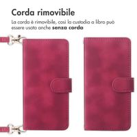 imoshion Cover a libro con Cordino Samsung Galaxy A37 (5G) - Rosso