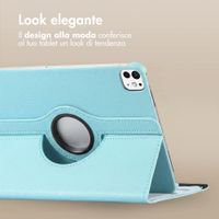 imoshion Cover Girevole a 360° Apple iPad Air 11 pollici (2026) M4 / (2025) M3 / (2024) M2 / Air 5 (2022) / Air 4 (2020) / Pro 11 (2018/2020) - Azzurro