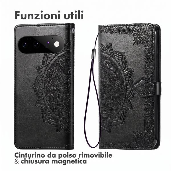 imoshion Cover a libro Mandala Google Pixel 11 Pro - Nero