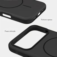 imoshion Cover posteriore Color con Thin MagSafe Ring Apple iPhone 17 Pro - Nero